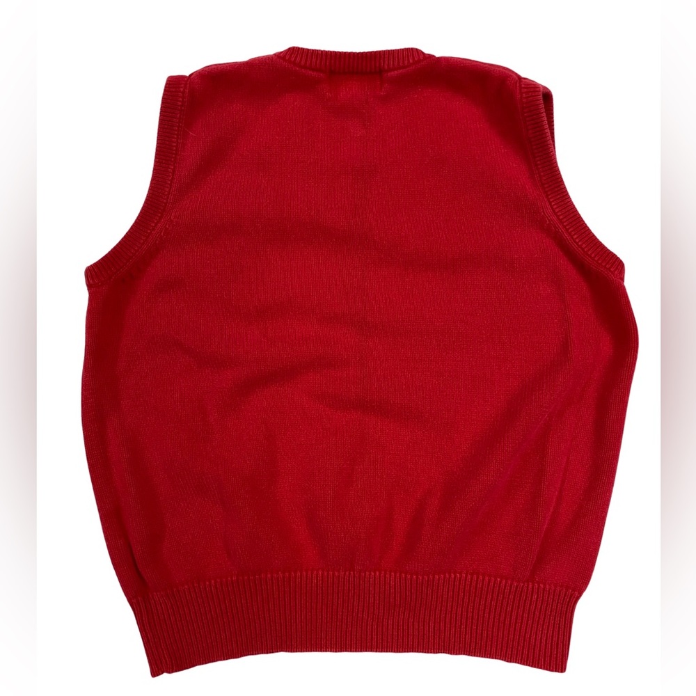 Vintage LA Mode golf red sweater vest - Picture 4 of 5